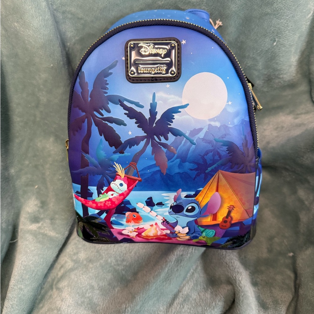 Loungefly Stitch Camping Mini Backpack - Lilo & Stitch NWT